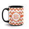 Chevron Coffee Mug - 11 oz - Black