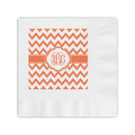 Chevron Coined Cocktail Napkins (Personalized)