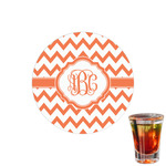 Chevron Printed Drink Topper - 1.5" (Personalized)