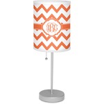 Chevron 7" Drum Lamp with Shade (Personalized)