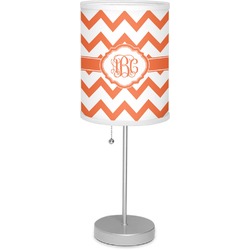 Chevron 7" Drum Lamp with Shade Polyester (Personalized)