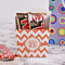 Chevron French Fry Favor Box - w/ Treats View