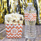 Chevron French Fry Favor Box - w/ Water Bottle