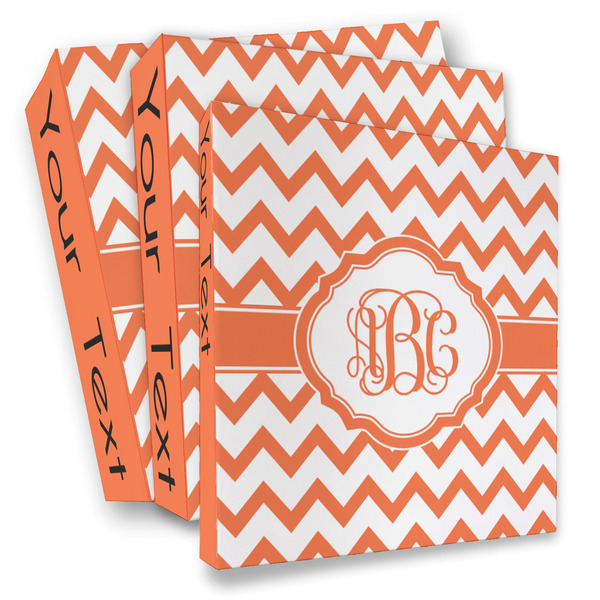 Custom Chevron 3 Ring Binder - Full Wrap (Personalized)