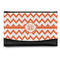 Chevron Genuine Leather Womens Wallet - Front/Main