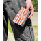 Chevron Genuine Leather Womens Wallet - In Context