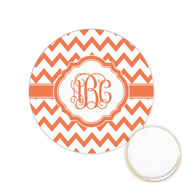 Custom Chevron Printed Cookie Topper - 1.25" (Personalized)