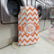 Chevron Large Laundry Bag - In Context