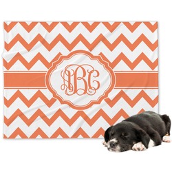 Chevron Dog Blanket - Large (Personalized)