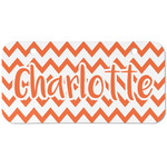 Chevron Mini/Bicycle License Plate (2 Holes) (Personalized)