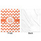 Chevron Minky Blanket - 50"x60" - Single Sided - Front & Back