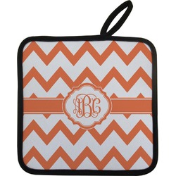 Chevron Pot Holder w/ Monogram