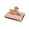 Chevron Outdoor Dog Beds - Small - IN CONTEXT