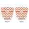 Chevron Party Cup Sleeves - with bottom - APPROVAL