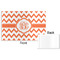 Chevron Disposable Paper Placemat - Front & Back