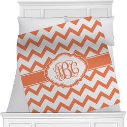 Chevron Minky Blanket - Toddler / Throw - 60"x50" - Double Sided (Personalized)