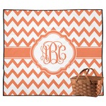 Chevron Outdoor Picnic Blanket (Personalized)