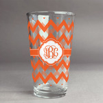 Chevron Pint Glass - Full Print (Personalized)