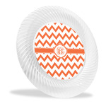 Chevron Plastic Party Dinner Plates - 10" (Personalized)