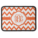 Chevron Iron On Rectangle Patch w/ Monogram