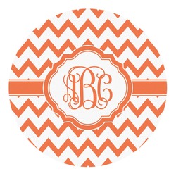 Chevron Round Decal - Large (Personalized)