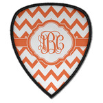 Chevron Iron on Shield Patch A w/ Monogram