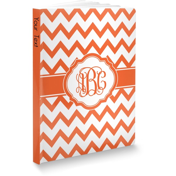 Custom Chevron Softbound Notebook - 7.25" x 10" (Personalized)