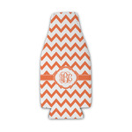 Chevron Zipper Bottle Cooler (Personalized)