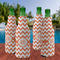 Chevron Zipper Bottle Cooler - Set of 4 - LIFESTYLE