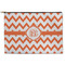 Chevron Zipper Pouch Large (Front)