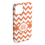 Chevron iPhone Case - Plastic - iPhone 15 Plus (Personalized)