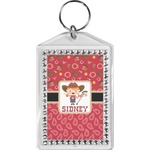 Red Western Bling Keychain (Personalized)