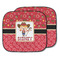 Red Western Car Sun Shades - MAIN