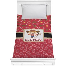 Red Western Comforter - Twin XL (Personalized)