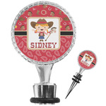 Red Western Wine Bottle Stopper (Personalized)