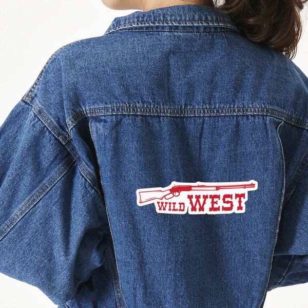 Custom Red Western Large Custom Shape Patch - 2XL