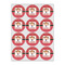 Red Western Drink Topper - Small - Set of 12