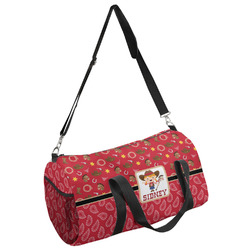 Red Western Duffel Bag - Small (Personalized)