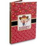 Red Western Hardbound Journal - 7.25" x 10" (Personalized)