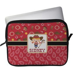 Red Western Laptop Sleeve / Case - 15" (Personalized)