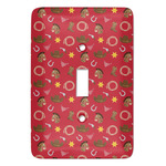 Red Western Light Switch Cover