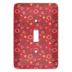 Red Western Light Switch Cover