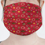 Red Western Face Mask Cover