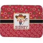 Red Western Memory Foam Bath Mat - 48"x36" (Personalized)