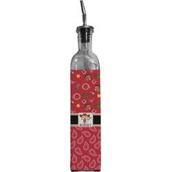 Red Western Oil Dispenser Bottle (Personalized)