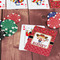 Red Western On Table with Poker Chips