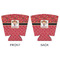 Red Western Party Cup Sleeves - with bottom - APPROVAL