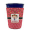 Red Western Party Cup Sleeves - without bottom - FRONT (on cup)