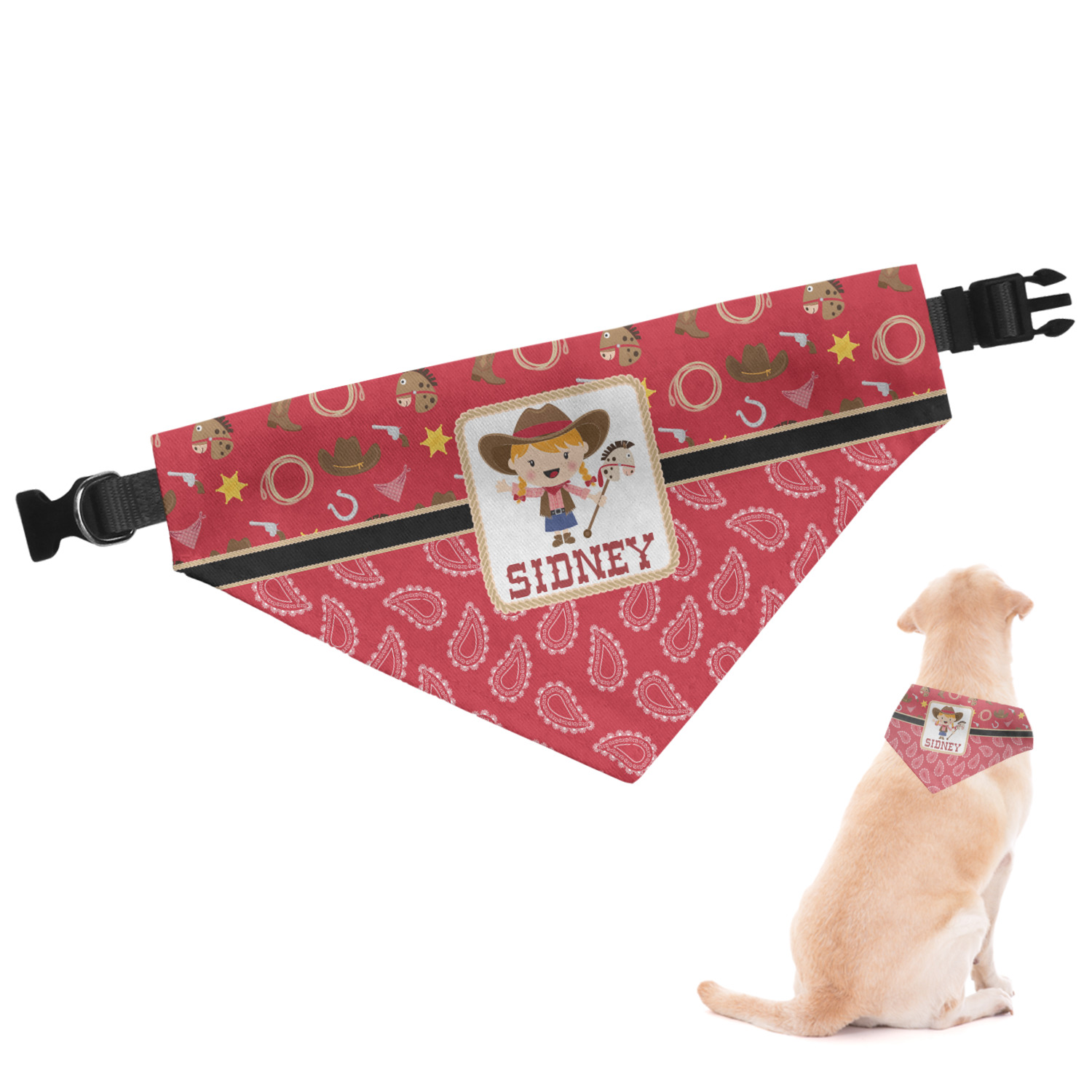 red dog bandana