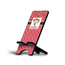 Red Western Cell Phone Stand (Large) (Personalized)